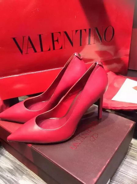 Valentino Leather Pump VT699 Red