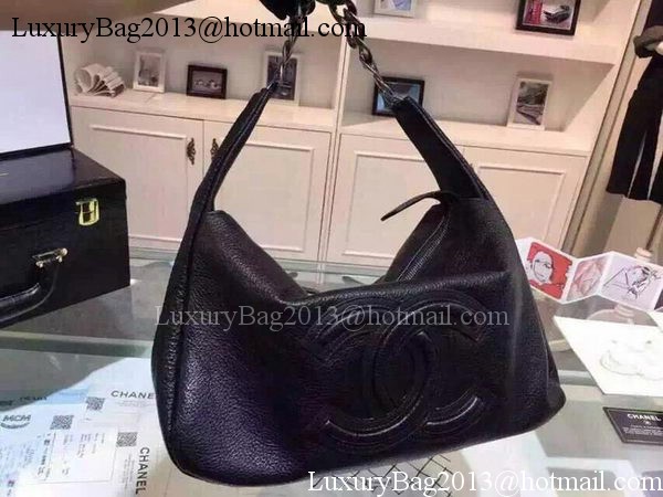 Chanel Top Original Leather Hobo Bags A92170 Black