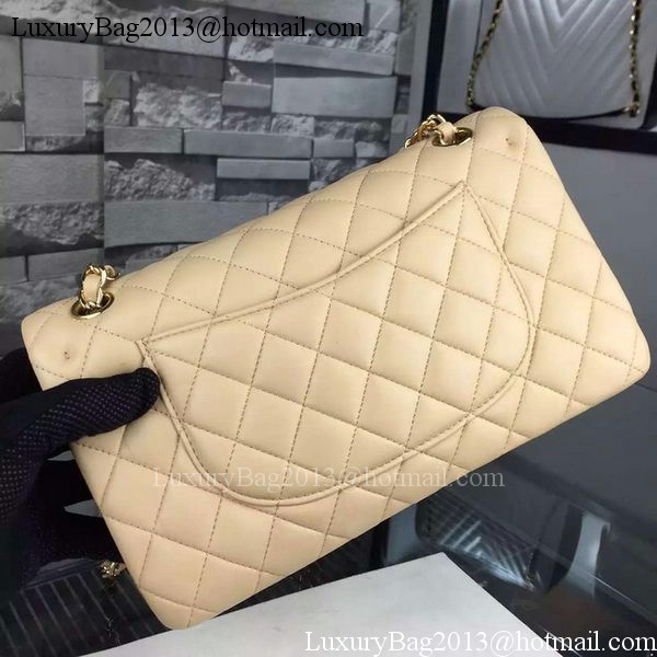 Chanel 2.55 Series Flap Bag Lambskin Leather A5024 Apricot