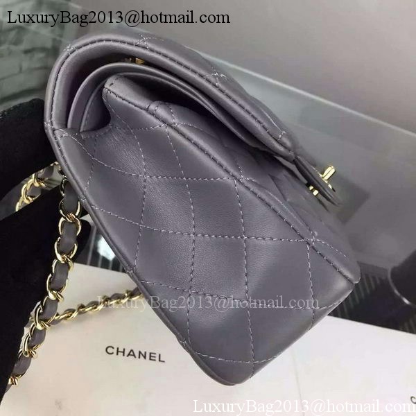 Chanel 2.55 Series Flap Bag Lambskin Leather A5024 Grey