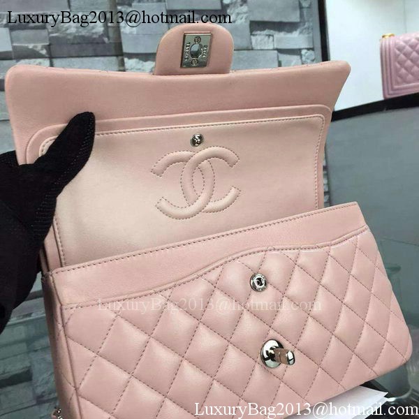 Chanel 2.55 Series Flap Bag Lambskin Leather A5024 Pink