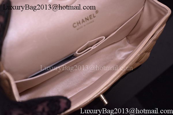 Chanel 2.55 Series Flap Bag Gold Original Caviar Leather A1112 Gold