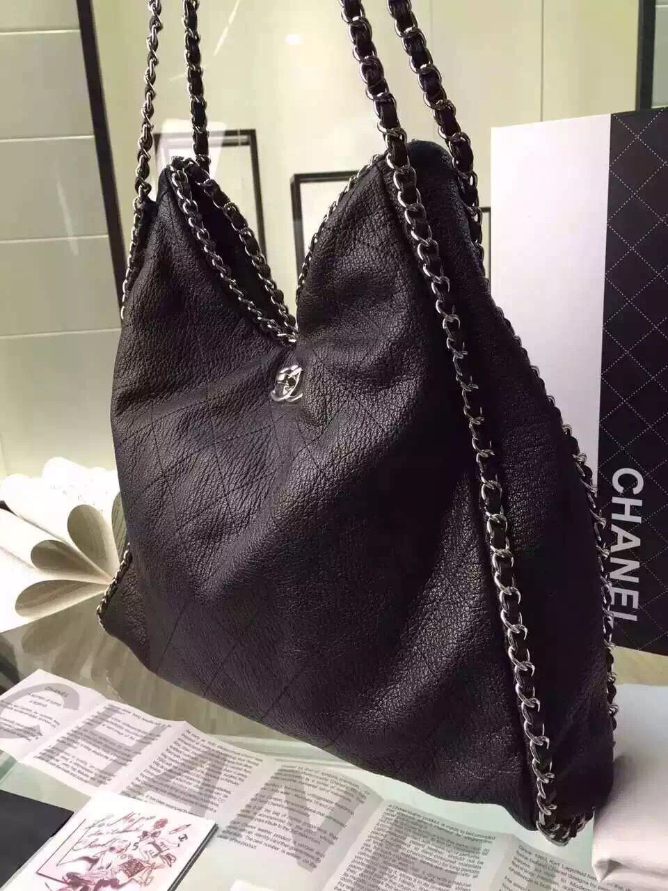 Chanel Sheepskin Original Leather CC88209 Black