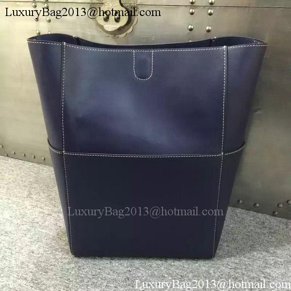 CELINE Sangle Seau Bag in Original Leather C16212 Royal