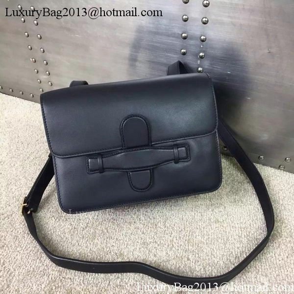 CELINE Symmetrical Bag in Original Leather C77423 Black