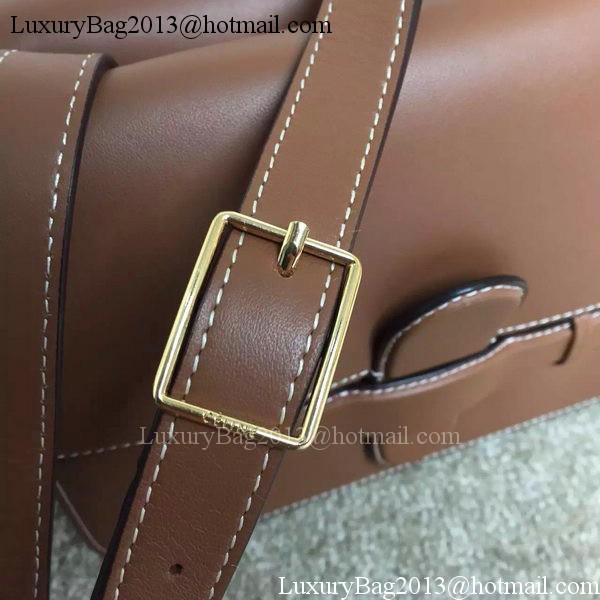 CELINE Symmetrical Bag in Original Leather C77423 Brown