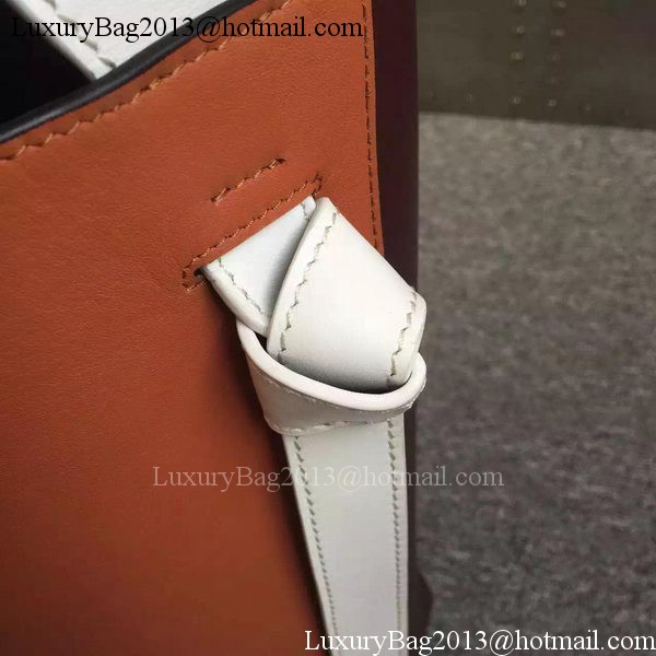 CELINE Twisted Cabas Bag C16211 Brown&Orange