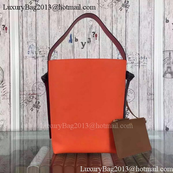 CELINE Twisted Cabas Bag C16211 Brown&Orange