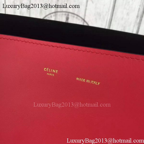 CELINE Twisted Cabas Bag C16211 Red&Orange