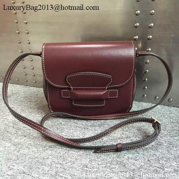 Celine TAB Trotteur Bag Calfskin Leather C77429 Burgundy