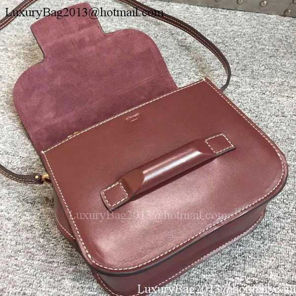 Celine TAB Trotteur Bag Calfskin Leather C77429 Burgundy