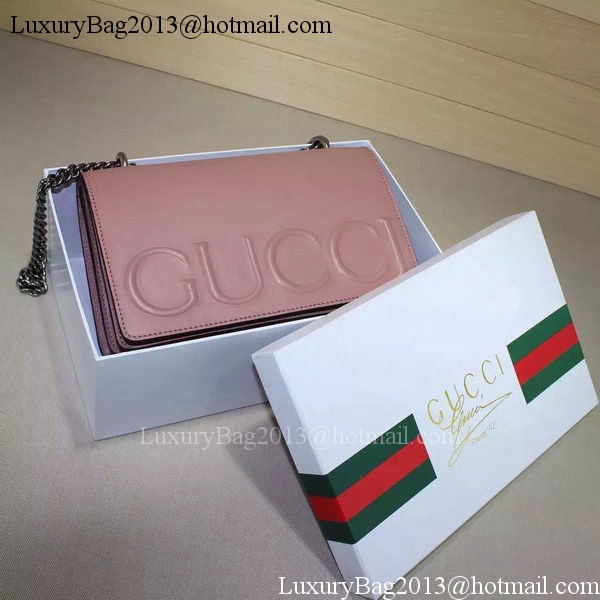 Gucci XL Calfskin Leather mini Bag 421850 Apricot