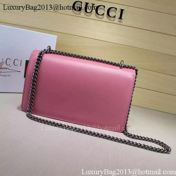 Gucci XL Calfskin Leather mini Bag 421850 Pink