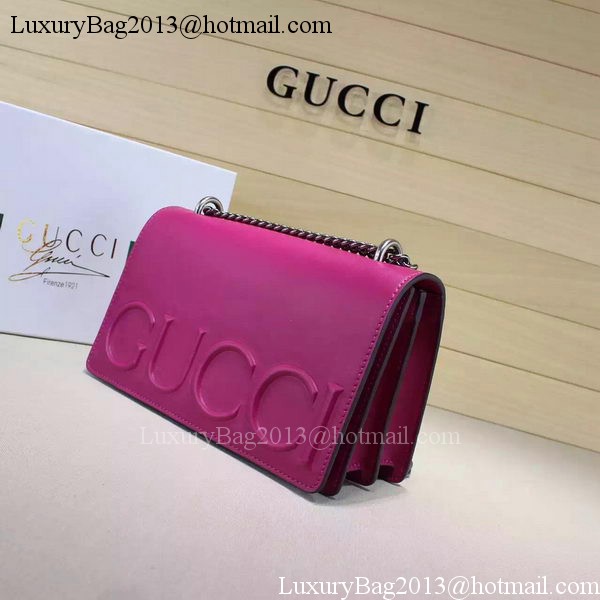 Gucci XL Calfskin Leather mini Bag 421850 Rose