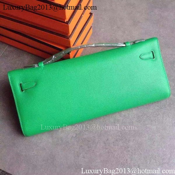 Hermes Kelly 31cm Clutch Original Leather KL31 Green