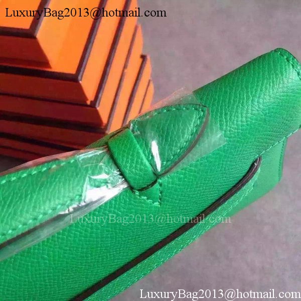 Hermes Kelly 31cm Clutch Original Leather KL31 Green