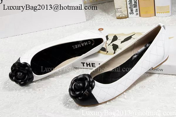 Chanel Ballerina Flat CH1670 White