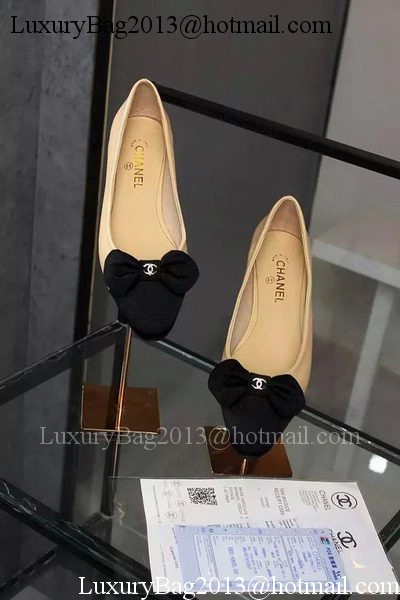 Chanel Leather Flat CH1690 Apricot