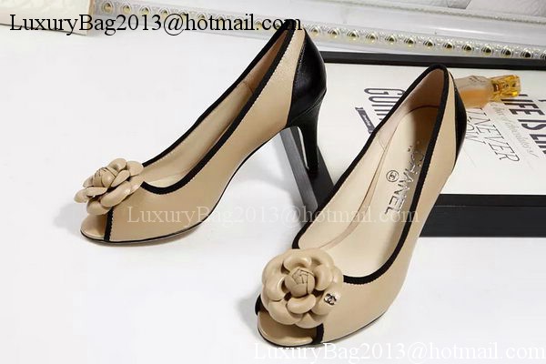 Chanel Pump Sheepskin Leather CH1673 Apricot