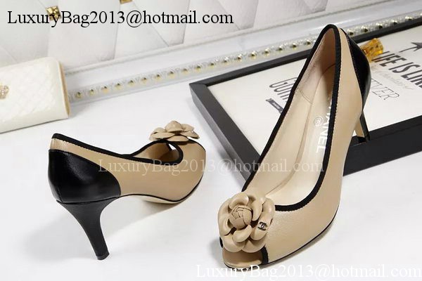 Chanel Pump Sheepskin Leather CH1673 Apricot