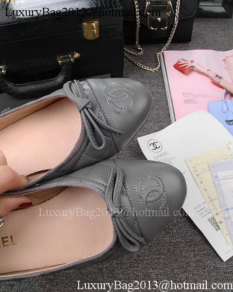 Chanel Ballerina Flat CH1705 Grey