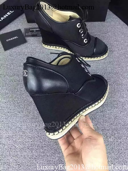 Chanel Wedges CH1694 Black