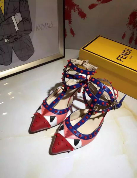 Fendi 50mm Sandal Leather FD120 Red