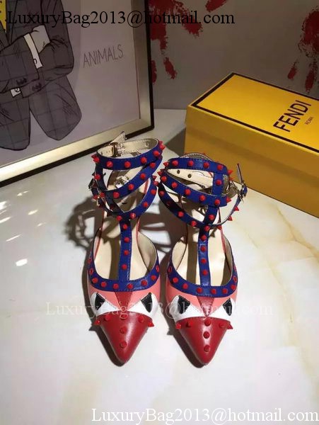 Fendi 50mm Sandal Leather FD120 Red