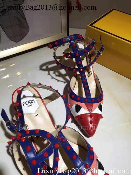 Fendi 50mm Sandal Leather FD120 Red