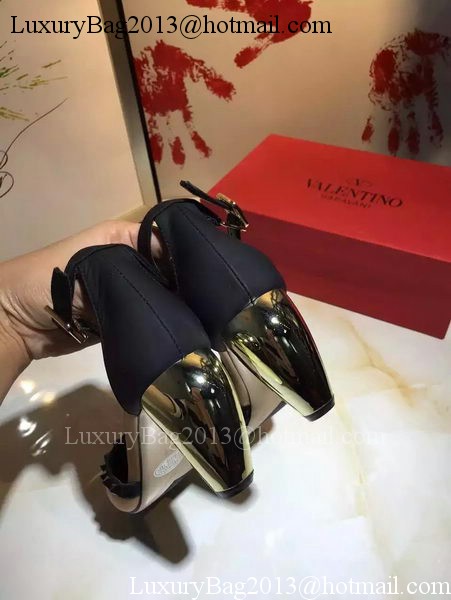 Valentino 70mm Leather Pump VT799 Light Gold