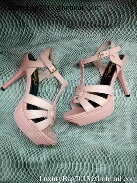 Yves Saint Laurent 20mm Platform 130mm Sandal YSL305 Pink