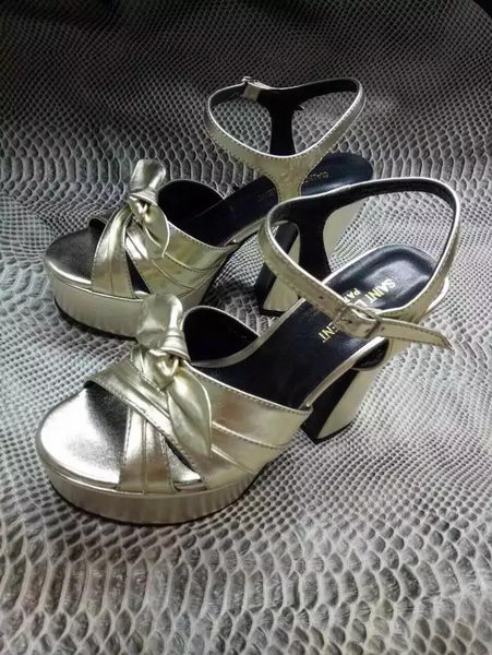 Yves Saint Laurent 40mm Platform 130mm Sandal YSL301 Gold