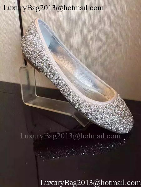 miu miu Ballerina Leather MM437 Silver