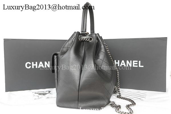 Chanel Top Handle Bag Original Calfskin Leather A93881 Black