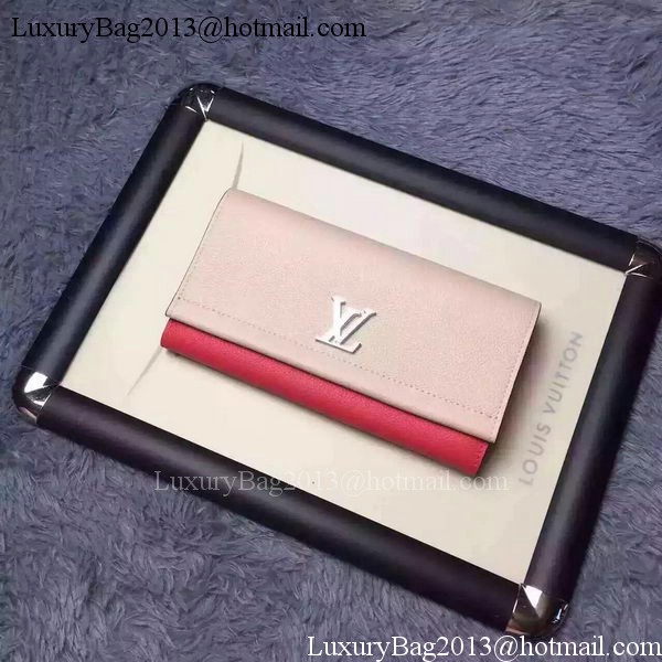 Louis Vuitton LOCKME II Wallet M62350 Pink