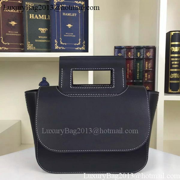 CELINE Square Handbag Original Leather C28832 Black