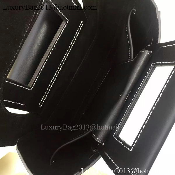 CELINE Square Handbag Original Leather C28832 Black