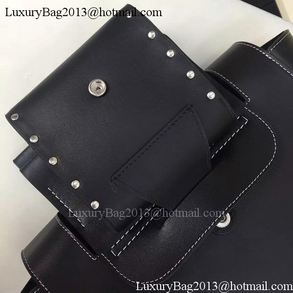 CELINE Square Handbag Original Leather C28833 Black