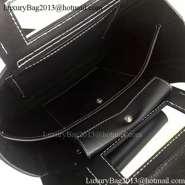 CELINE Square Handbag Original Leather C28833 Black