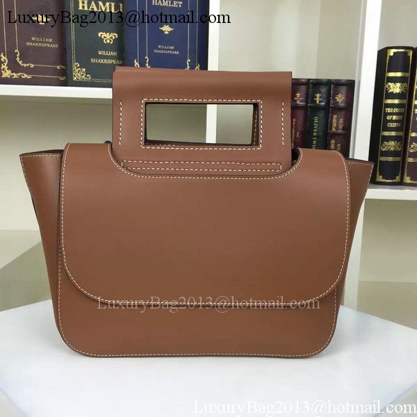 CELINE Square Handbag Original Leather C28833 Khaki