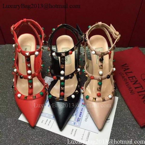 Valentino Calfskin Leather 90mm Pump VT817 Red