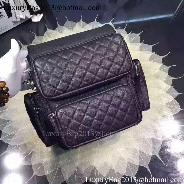 Chanel Backpack Original Calfskin Leather A33598 Black