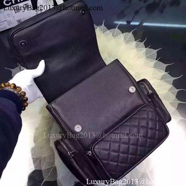 Chanel Backpack Original Calfskin Leather A33598 Black