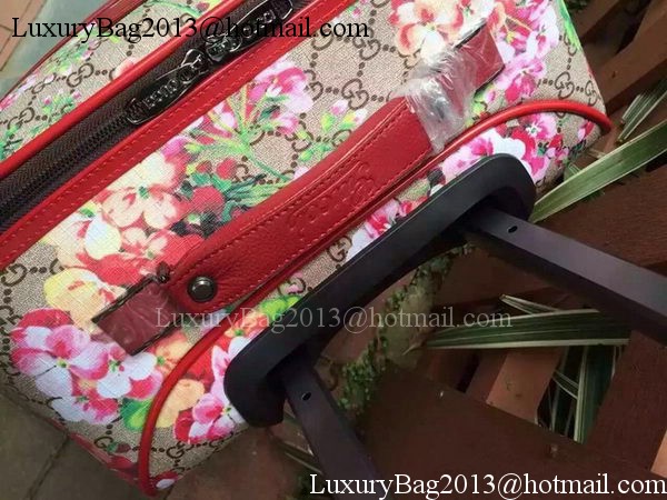 Gucci GG Supreme Suitcase 145869 Burgundy