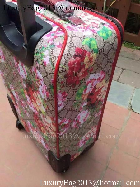 Gucci GG Supreme Suitcase 145869 Burgundy