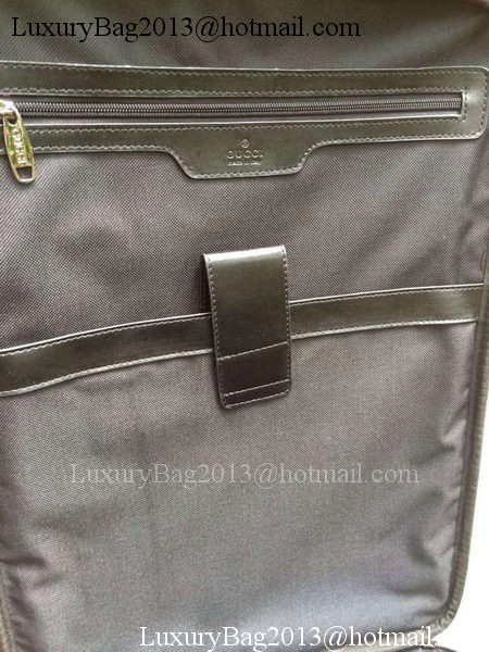 Gucci GG Supreme Suitcase 145869 Burgundy