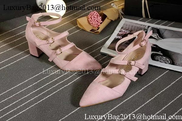 Chanel 60mm Leather Pump CH1751 Pink