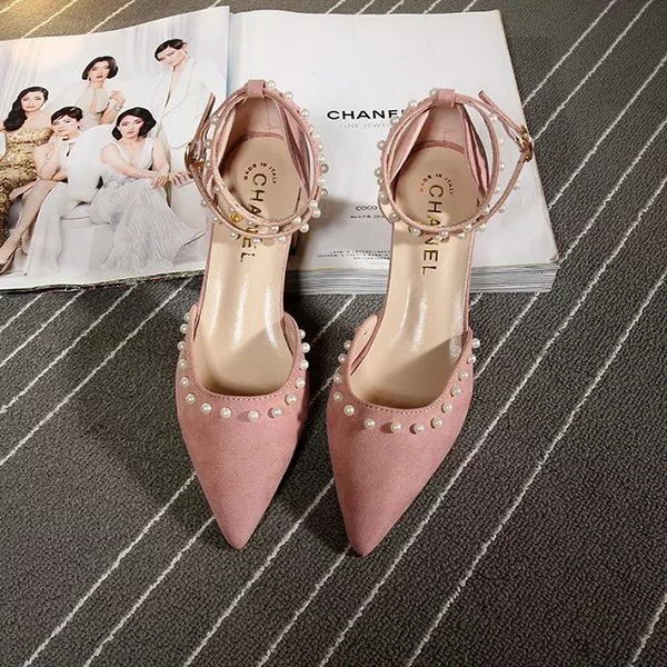 Chanel 60mm Leather Pump CH1757 Pink