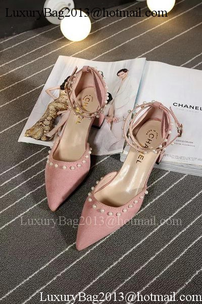 Chanel 60mm Leather Pump CH1757 Pink