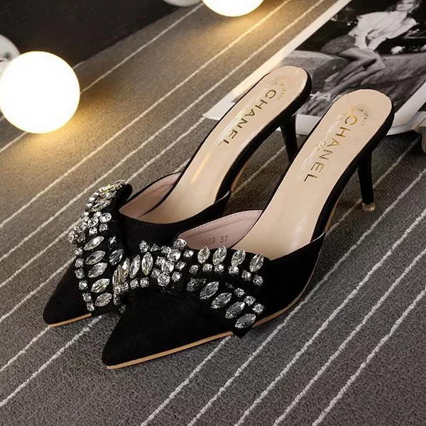 Chanel 70mm Sandals CH1747 Black